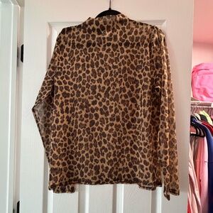 Abercrombie & Fitch Cheetah Mesh Top
